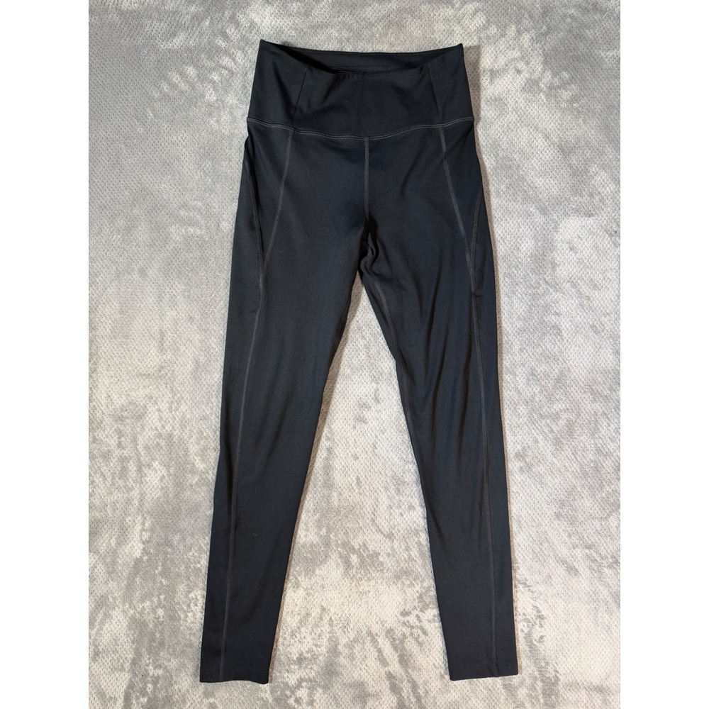 Girlfriend Collective Black Compressive High Rise Pocket Leggings Women's Medium